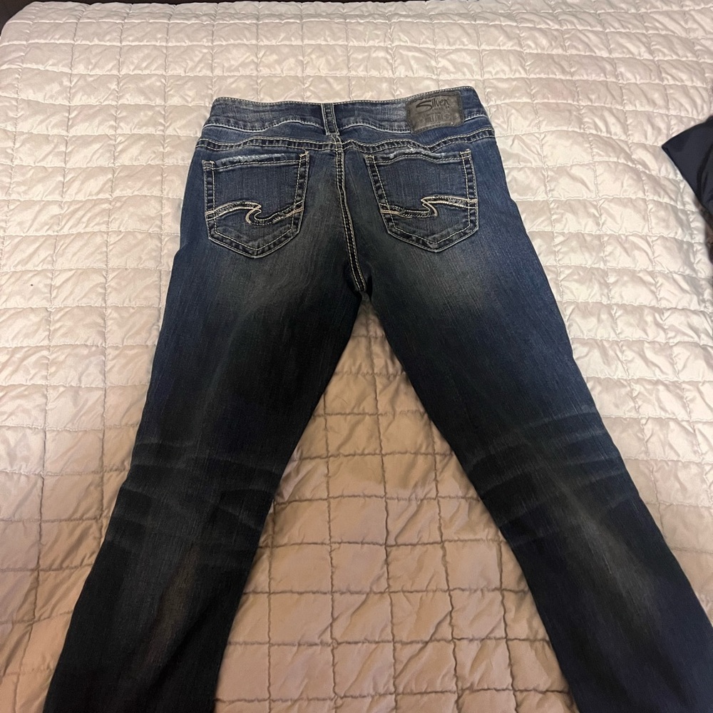Elyse capris silver jeans